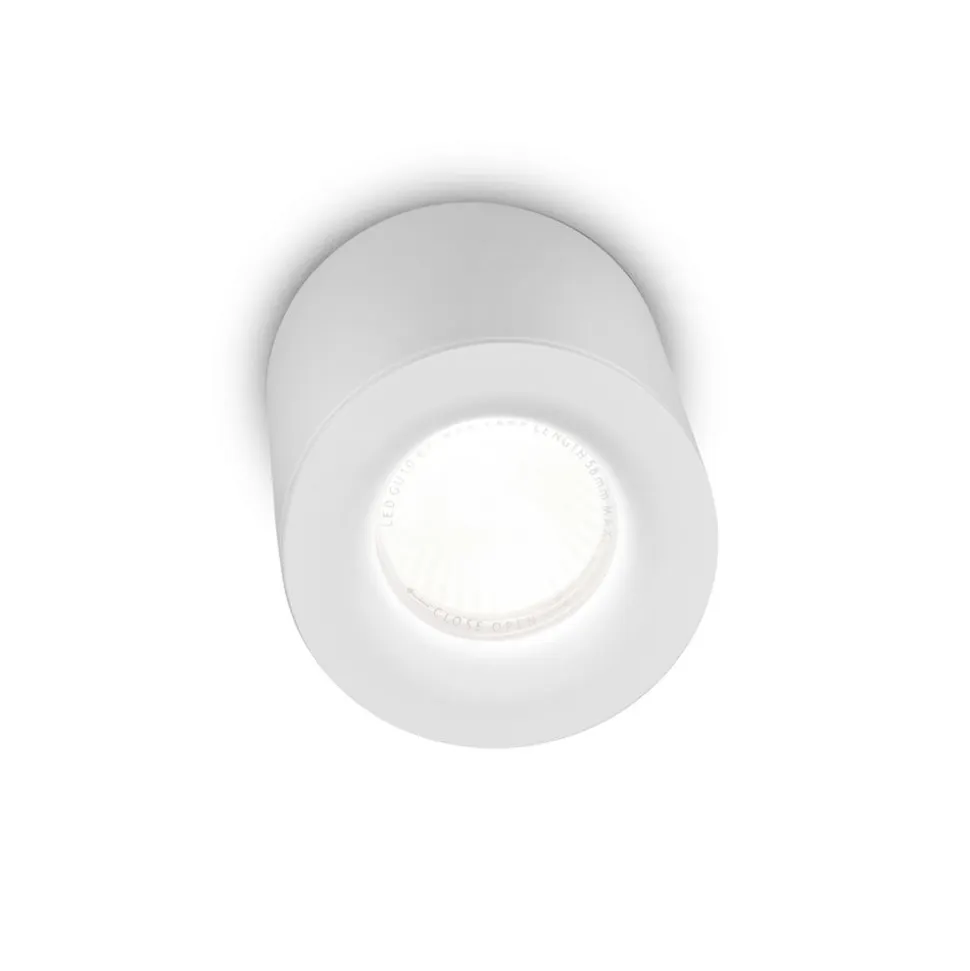 Helestra Lot udendørs loftlampe, IP65, hvid