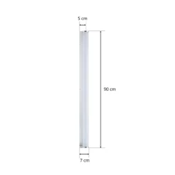 Helestra Ponto LED-væglampe, IP44 90 cm