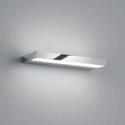 Helestra Slate LED-væglampe, krom, 30 cm