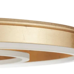 Helestra Sona LED-loftlampe dæmpbar Ø60 cm guld