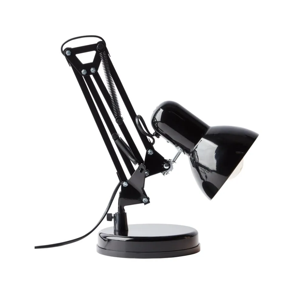 Henry skrivebordslampe, sort, højde 50 cm, justerbar