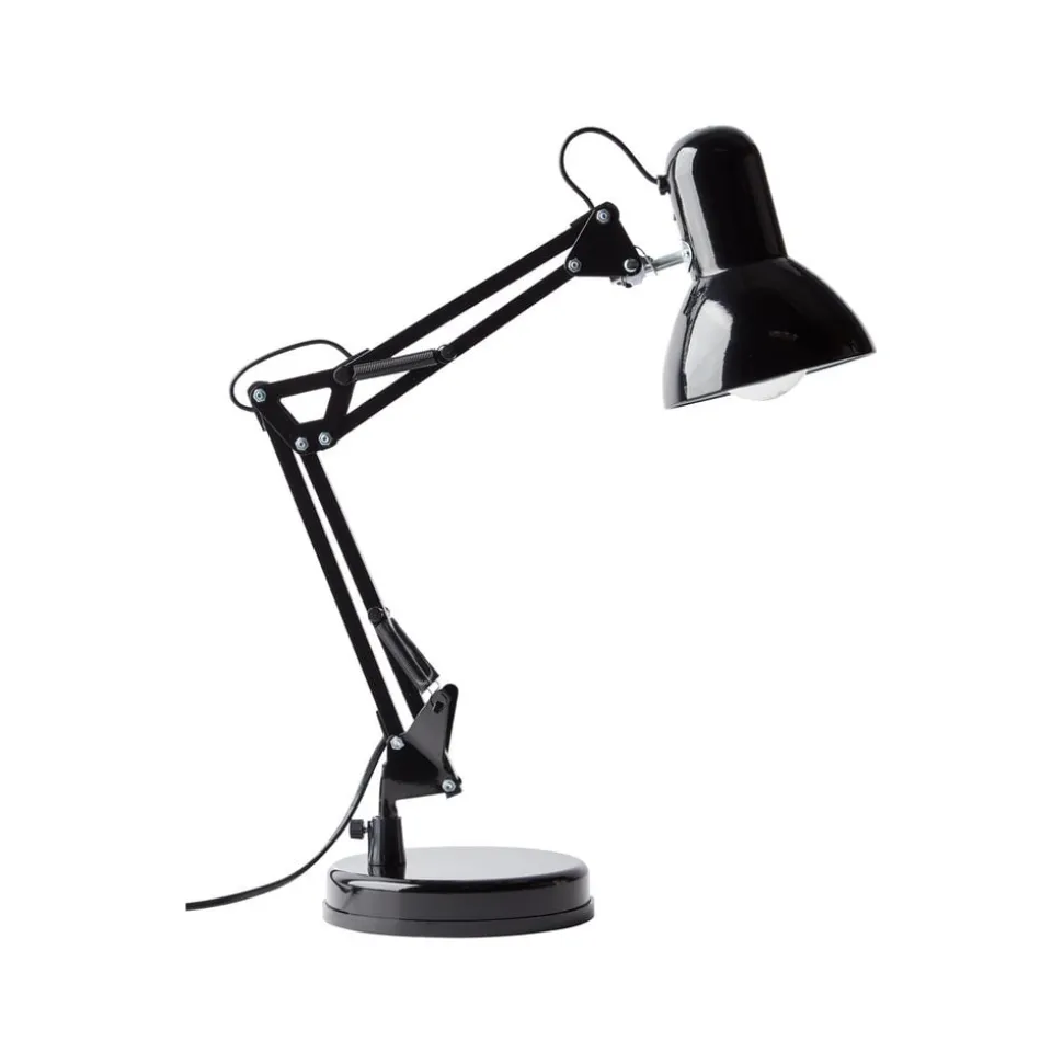 Henry skrivebordslampe, sort, højde 50 cm, justerbar