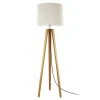 HerzBlut Anni gulvlampe, knasteg oliebeh./creme