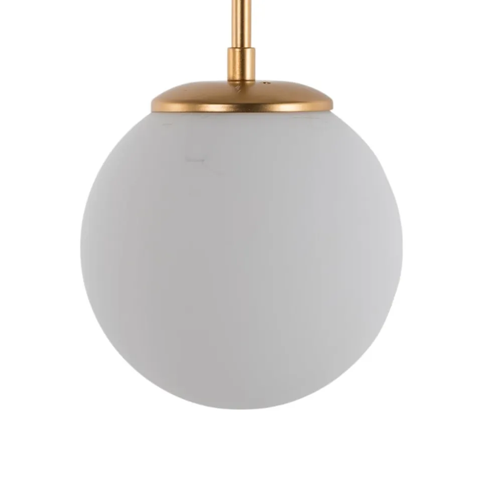 Hængelampe AV-1897-2BSA 2 glaskugler, guld