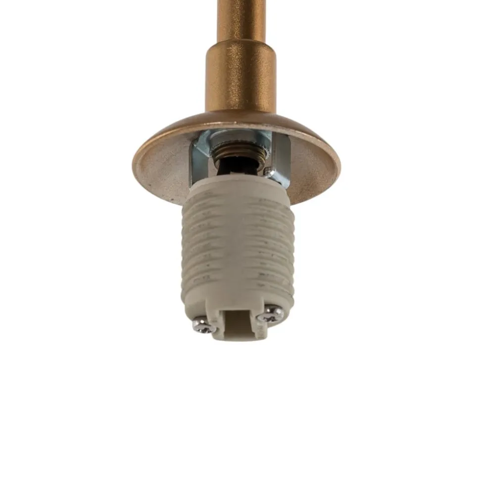 Hængelampe AV-1897-2BSA 2 glaskugler, guld