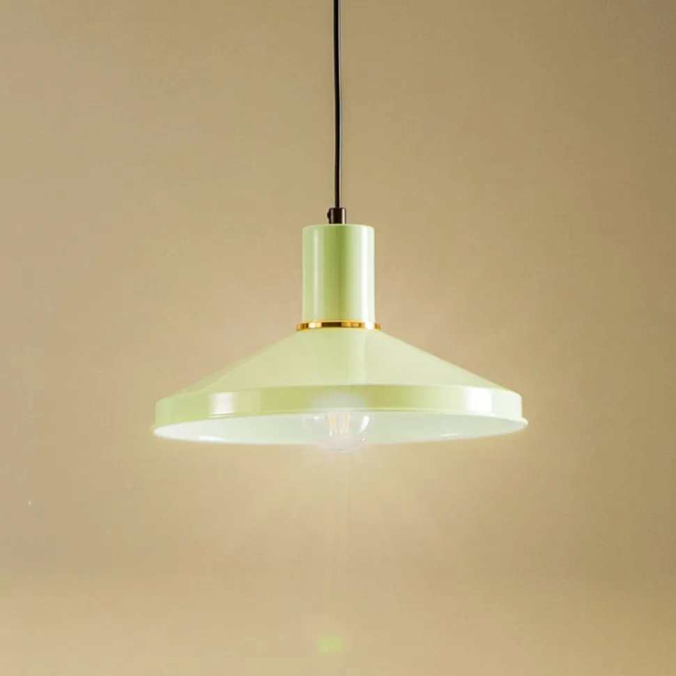 Hængelampe AV-4106-M24-GREEN i metal, grøn