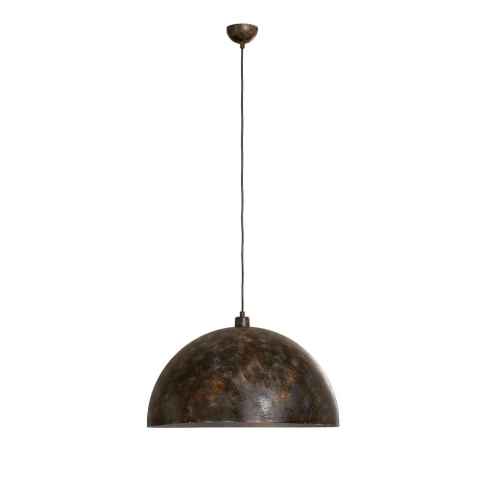 Hængelampe Berceste, Ø 60 cm, gammel messing, metal