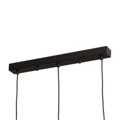 Hængelampe Berceste N-1410 sort metal 3 lyskilder lineær