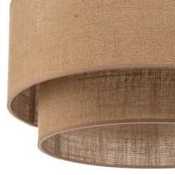 Hængelampe Boho jute naturbrun Ø45cm 1 lyskilde