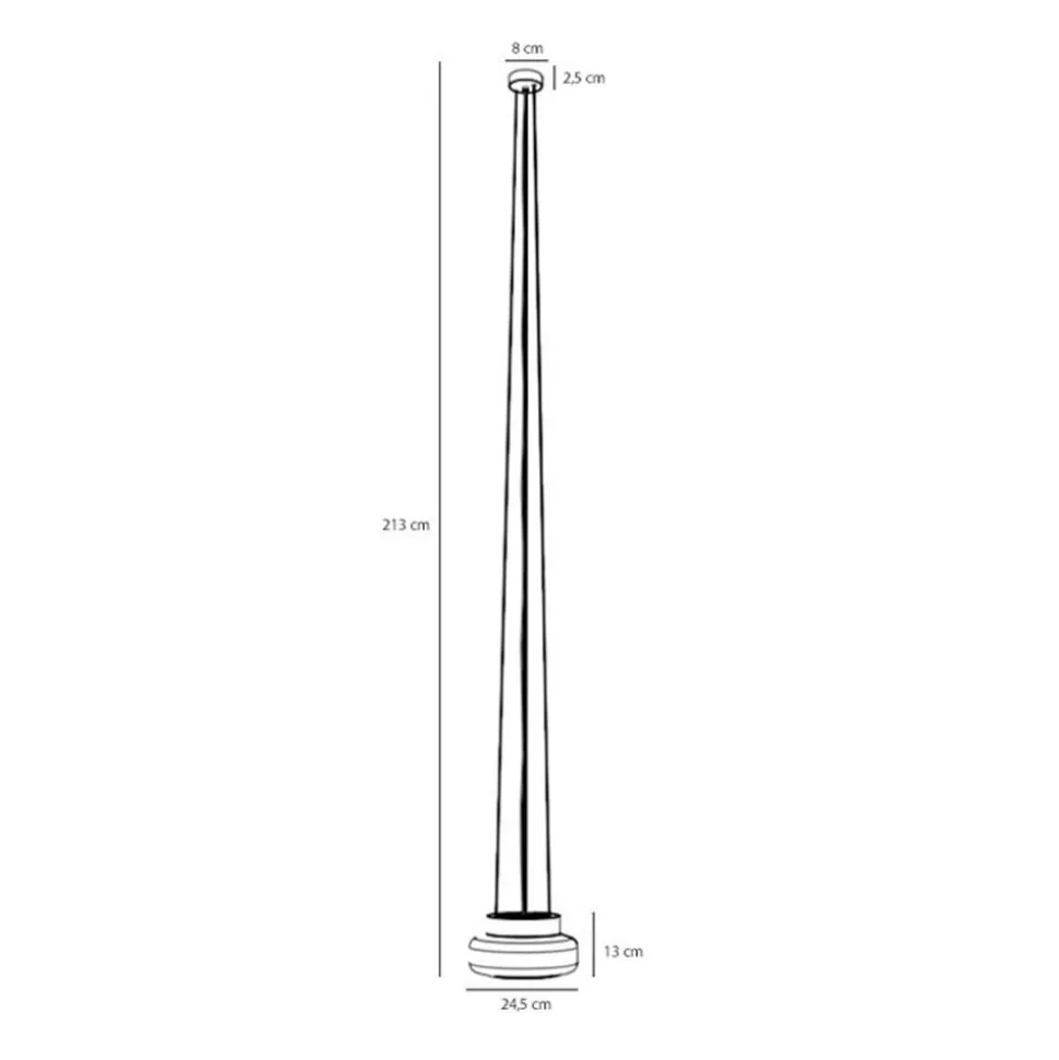 Hængelampe BonBon, creme, Ø 25 cm, glas