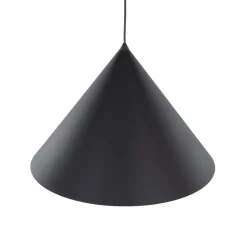 Hængelampe Cono, 1 lyskilde, Ø 50 cm, sort, E27