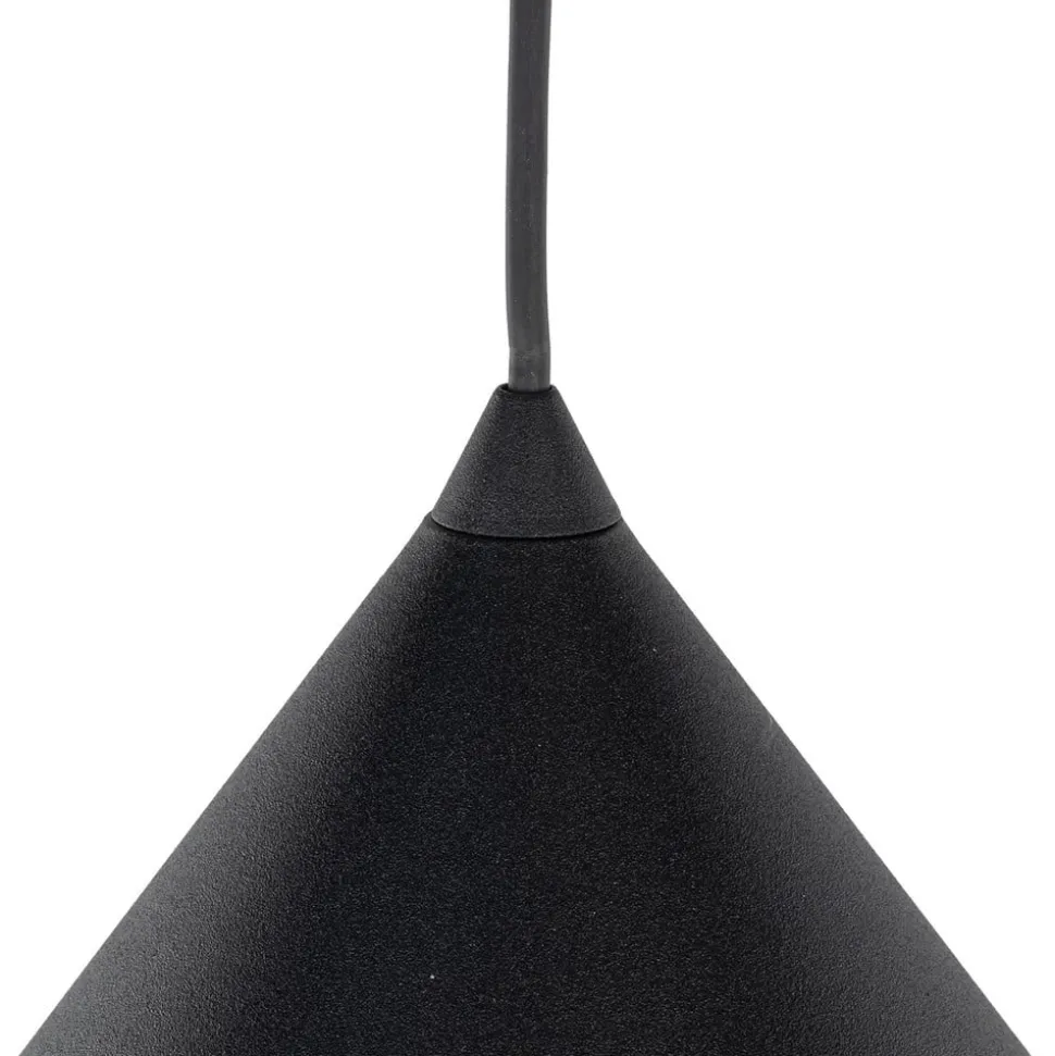 Hængelampe Cono, 1 lyskilde, Ø 50 cm, sort, E27