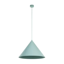 Hængelampe Cono, 1 lyskilde, Ø 50 cm, mint, E27