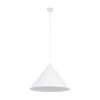 Hængelampe Cono, 1 lyskilde, Ø 50 cm, hvid, E27