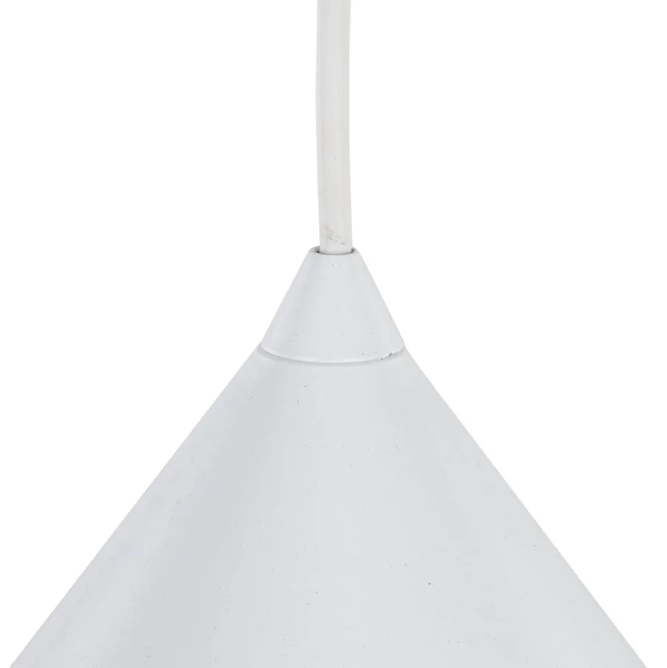 Hængelampe Cono, 1 lyskilde, Ø 50 cm, hvid, E27