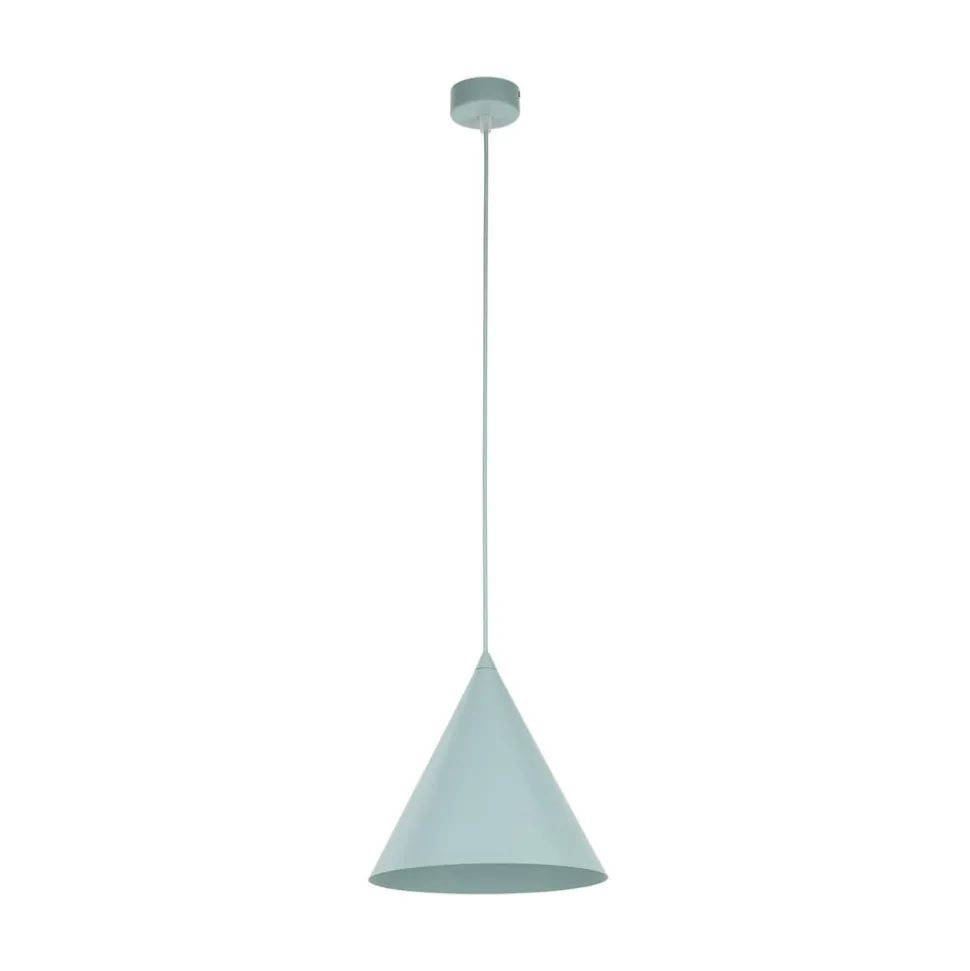Hængelampe Cono, 1 lyskilde, Ø 25 cm, mint, E27