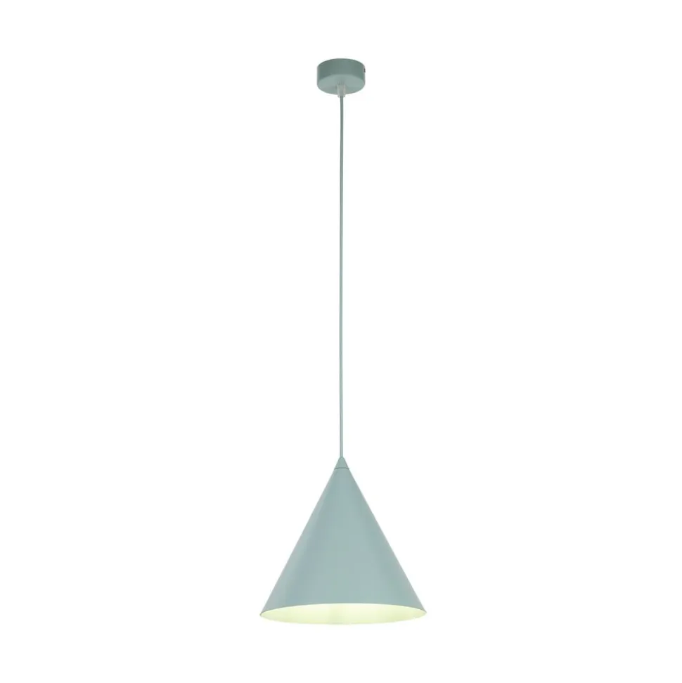 Hængelampe Cono, 1 lyskilde, Ø 25 cm, mint, E27