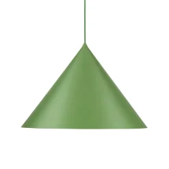 Hængelampe Cono, 1 lyskilde, Ø 50 cm, grøn, E27