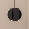 Hængelampe Corner, sort, 25 x 25 cm, metal, E27