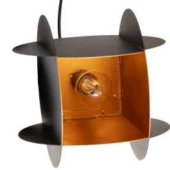 Hængelampe Corner, sort, 25 x 25 cm, metal, E27