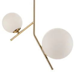 Hængelampe Dione, 2 lyskilder, guld