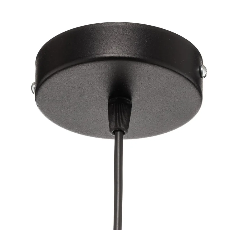 Hængelampe Duo, sort/guld, Ø40cm, 1 lyskilde