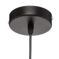 Hængelampe Duo, turkis/guld, Ø40cm, 1 lyskilde