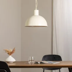 Hængelampe Emoti, beige, 1 lyskilde, Ø 38 cm