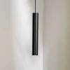 Hængelampe Eye, 1 lyskilde, sort, skærmhøjde 40 cm