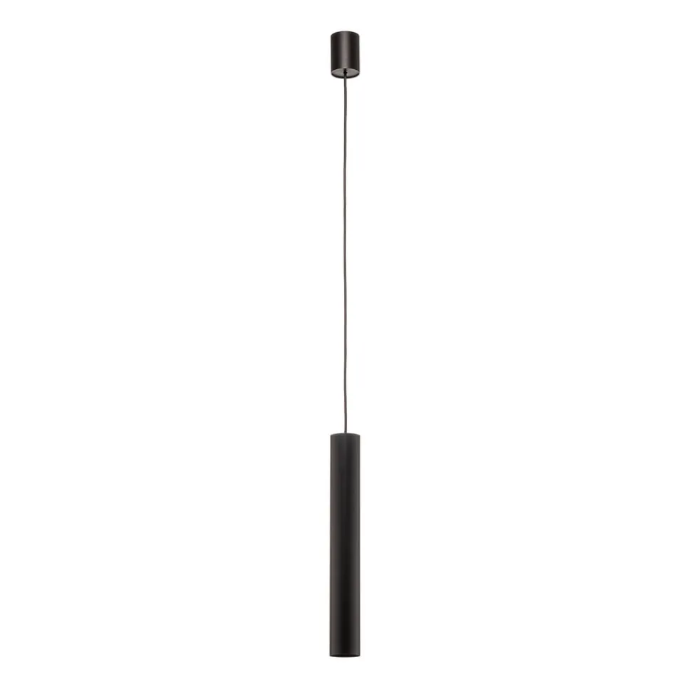 Hængelampe Eye, 1 lyskilde, sort, skærmhøjde 40 cm