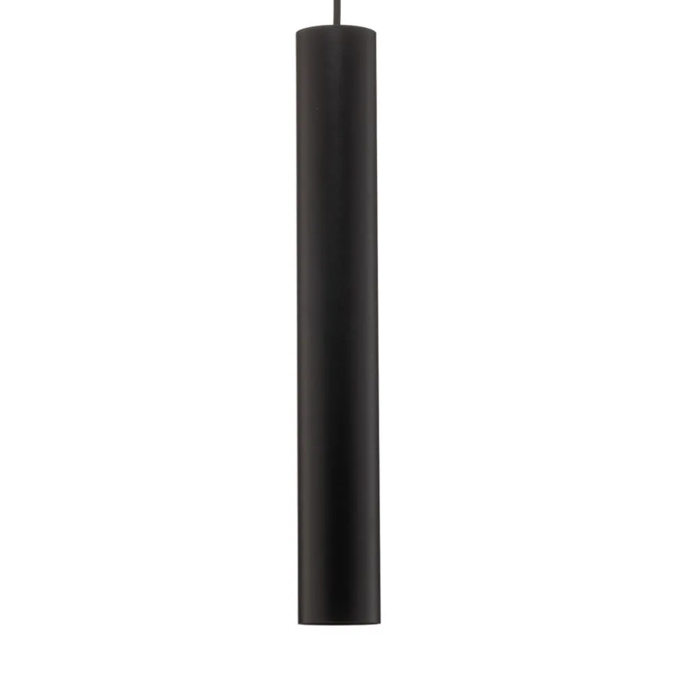 Hængelampe Eye, 1 lyskilde, sort, skærmhøjde 40 cm