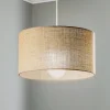 Hængelampe Jute cylinder naturbrun Ø40cm 1 lyskilde.