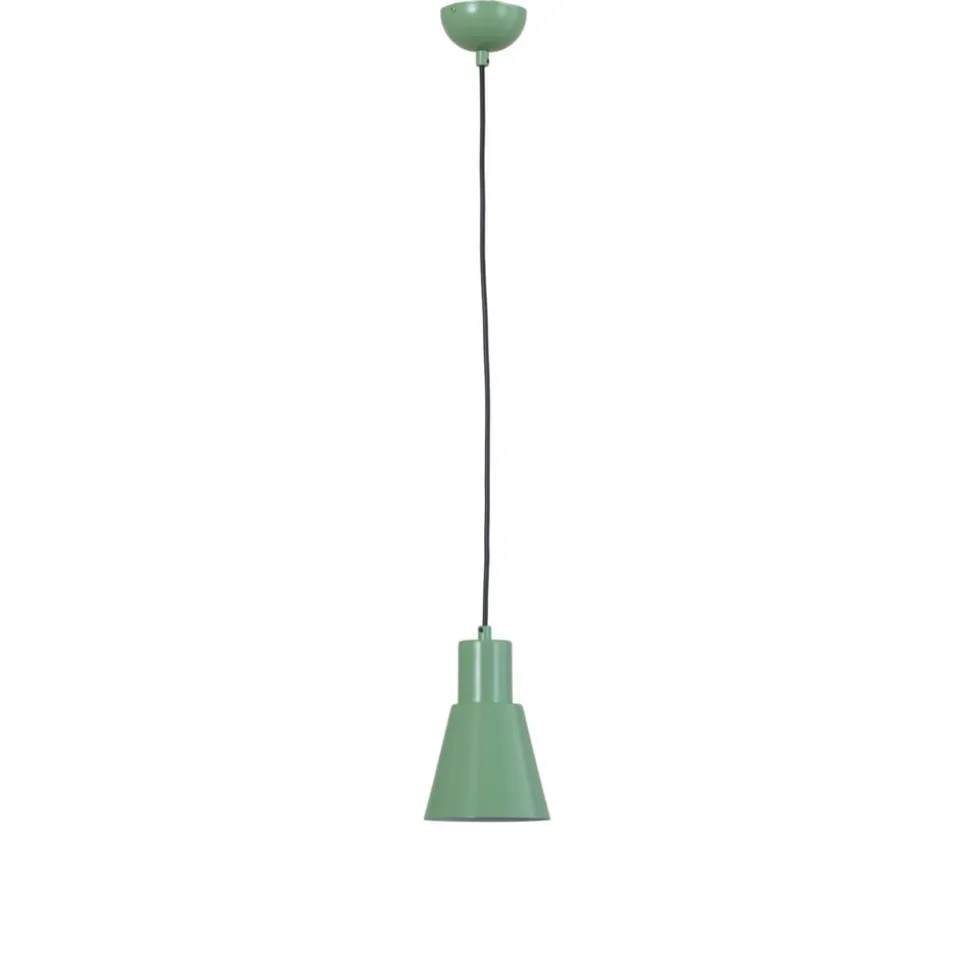 Hængelampe Konikkem, mintgrøn, metal, Ø 14 cm, E27