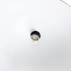 Hængelampe Kure, orange, metal, Ø 60 cm, E27