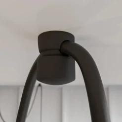 Hængelampe Luto 3 med tre burskærme, sort
