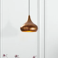 Hængelampe Muba 11550, messing brun, metal, Ø 26 cm
