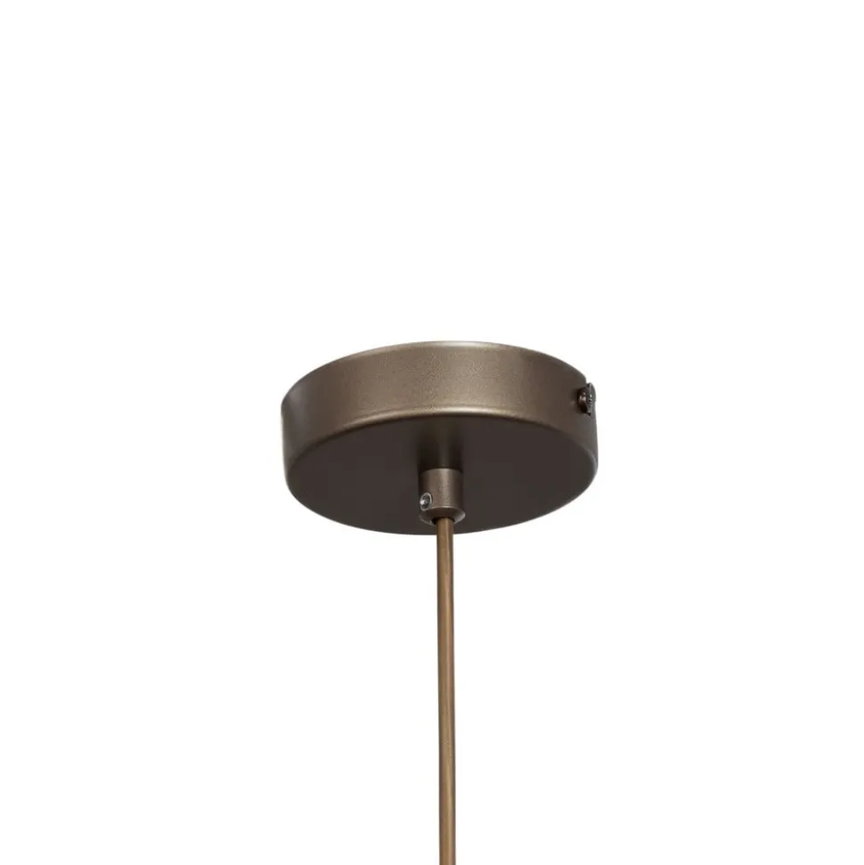 Hængelampe Plato, titanfarvet, metal, Ø 38 cm, E27
