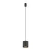 Hængelampe Point Duo, sort/guld, stål, Ø 13 cm, GU10