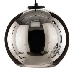 Hængelampe Polaris, spejlglas, krom
