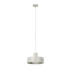 Hængelampe Rif M, taupe, 1 lyskilde, Ø 25 cm, stål