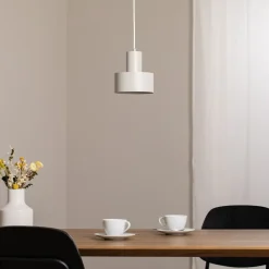 Hængelampe Rif S, taupe, 1 lyskilde, Ø 15 cm, stål