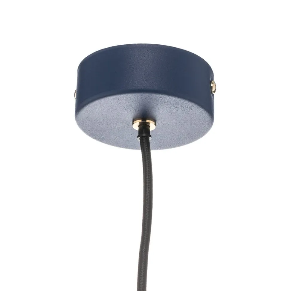 Hængelampe Selma, 1 lyskilde, blå Ø 28 cm