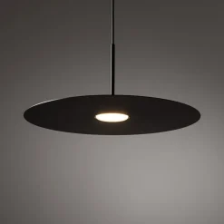 Hængelampe Simone, sort, stål, Ø 40 cm, GX53