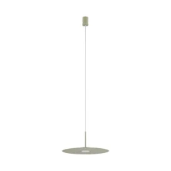 Hængelampe Simone, stål, salviegrøn, Ø 40 cm, GX53