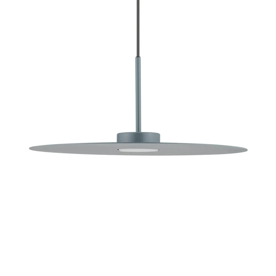 Hængelampe Simone, stål, umbrablå, Ø 40 cm, GX53