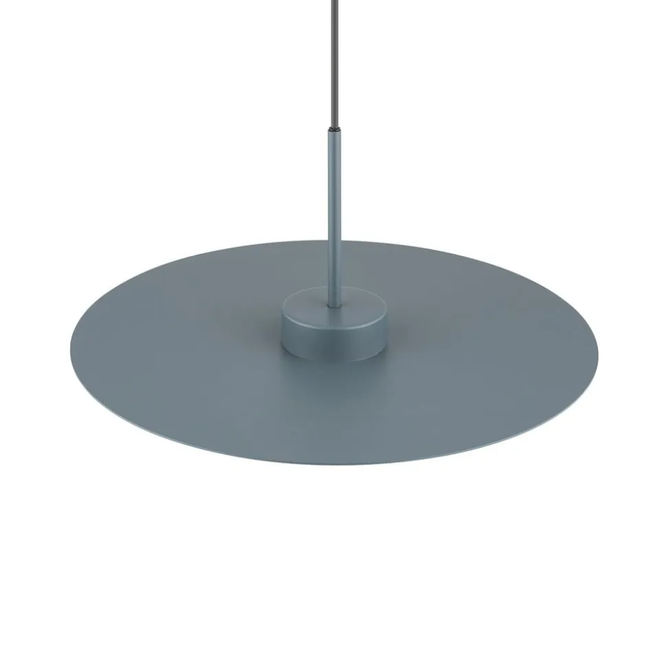 Hængelampe Simone, stål, umbrablå, Ø 40 cm, GX53