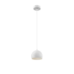 Hængelampe Sool, hvid, Ø 15 cm, metal