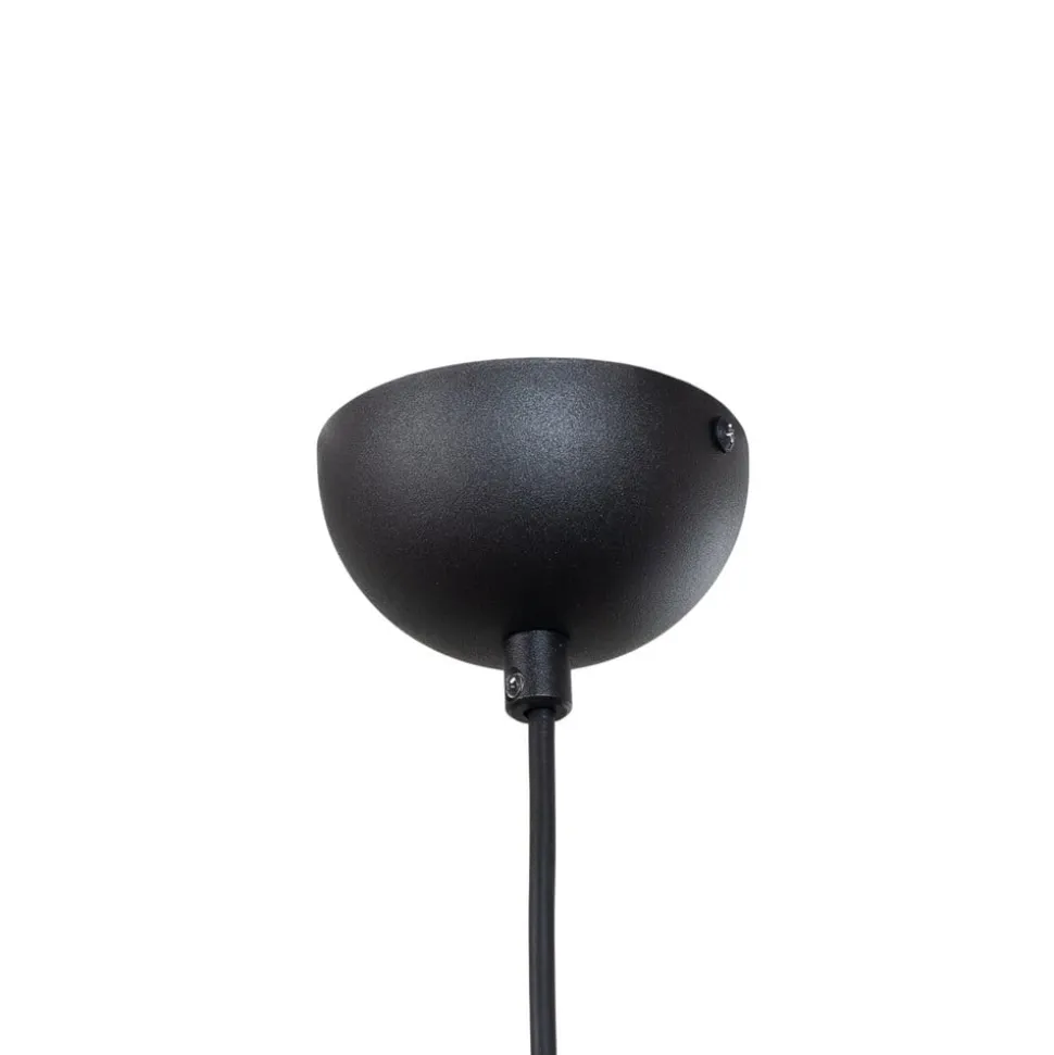 Hængelampe Tel, sort, metal, Ø 50 cm, metal