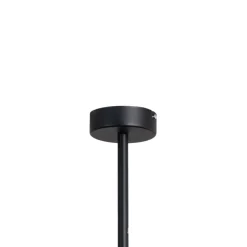 Hængelampe Trevo 6 All Black, metal, sort, GU10