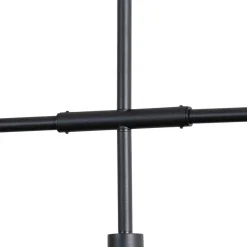 Hængelampe Trevo 6 All Black, metal, sort, GU10
